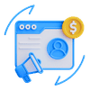 Icono remarketing para recuperar visitantes